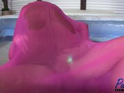 Pure-TS Shavonna Star Getting Fucked Inside Pink Nylon Bubble HD