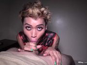 Ladyboy Miley Titty Fuck, Suck and Handjob