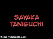 Japanese Shemale Sayaka Taniguchi Solos