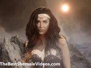 Chantel Santini the Next Wonder Woman at The Best Shemale Videos
